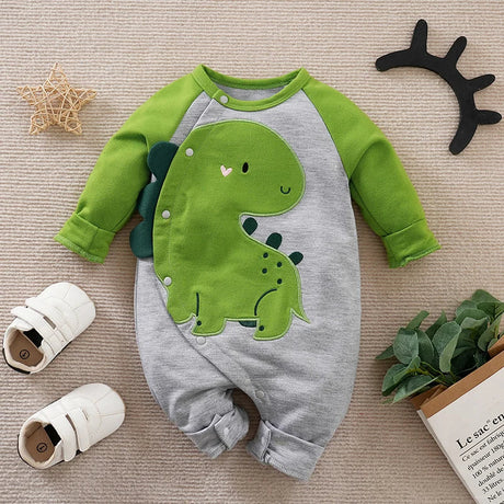 3D Dinosaur Baby Romper – Cute & Comfy Style Bianca Australia