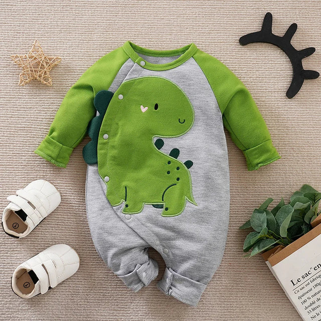3D Dinosaur Baby Romper – Cute & Comfy Style Bianca Australia