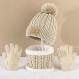 Cosy Kids’ Beanie, Scarf & Gloves Set Bianca Australia
