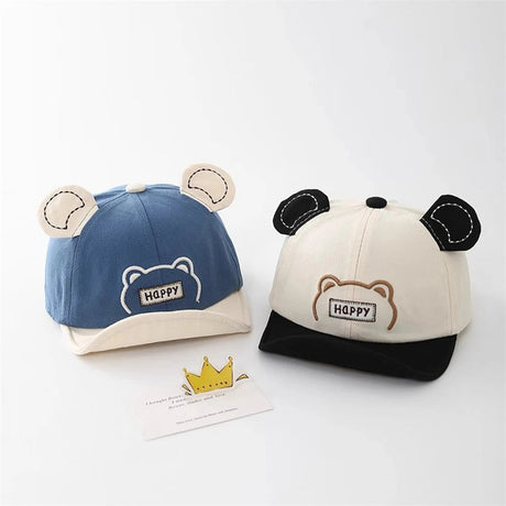 Soft Brim Baby Baseball Cap – Smiley Design Bianca Australia