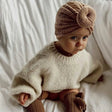Baby Girl Knot Beanie – Winter Matching Set Bianca Australia