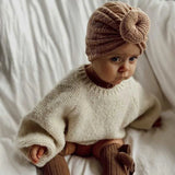 Baby Girl Knot Beanie – Winter Matching Set Bianca Australia