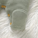 Striped Knit Baby Romper – Cosy Autumn Style - Bianca Australia