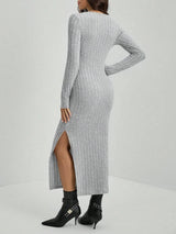 Kaïa | Striped Knit Maxi Dress Bianca Australia