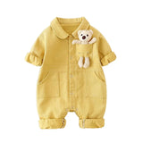 Bear Pocket Denim Romper - Bianca Australia