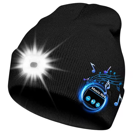 GlowBeatz™ | LED Beanie with Bluetooth Headphones – Warm, Smart & Hands-Free Bianca Australia