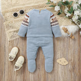 Cute Bear Baby Romper – Long Sleeve & Cosy Fit - Bianca Australia