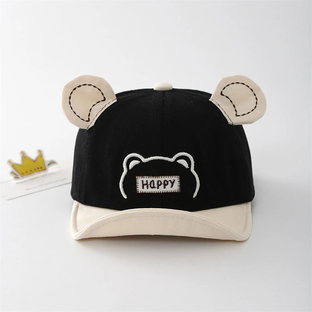 Soft Brim Baby Baseball Cap – Smiley Design Bianca Australia