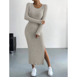 Kaïa | Striped Knit Maxi Dress Bianca Australia