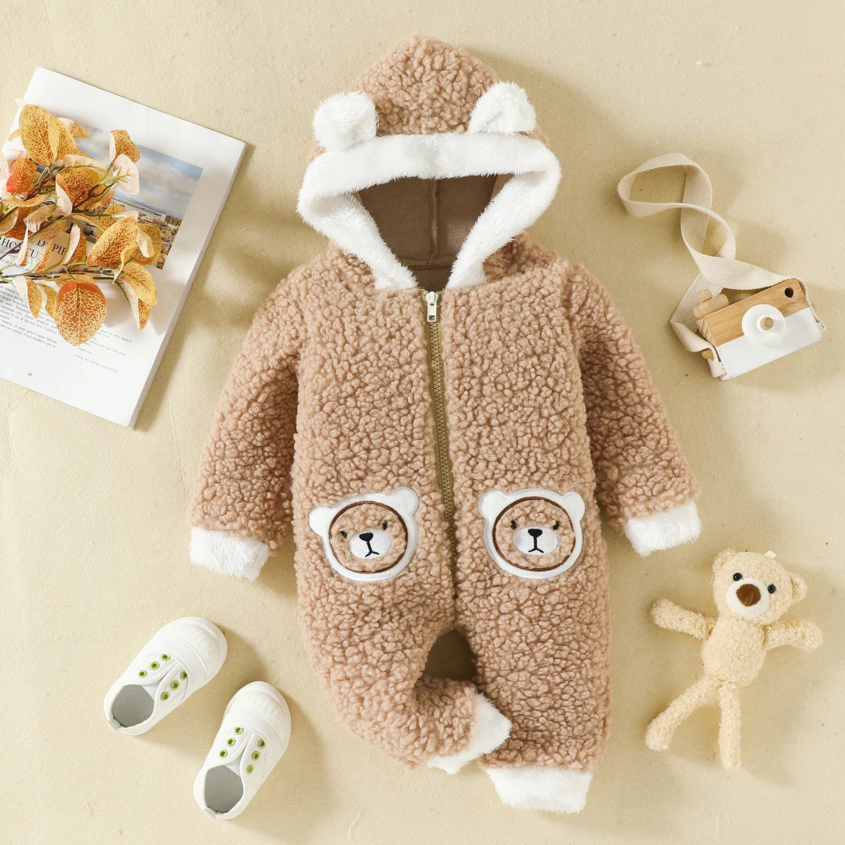 Plush Baby Hoodie – Cute Ears & Cosy Fit Bianca Australia