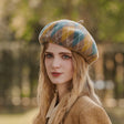 Plaid Wool Beret – French Winter Style Workoutry