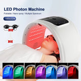 foreverlily LED Face Mask PDT Machine 7 Colors Light Photon Skin Rejuvenation Facial Body Beauty Spa Nano Spray Face Body Mist Bianca Australia