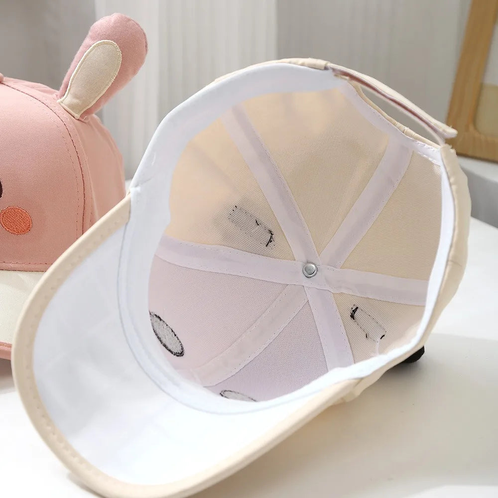 Capybara Baby Sun Cap – Breathable & Adjustable Bianca Australia