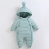 Plush Hooded Baby Snowsuit – Thick & Cosy Bianca Australia