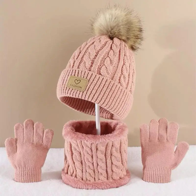 Cosy Kids’ Beanie, Scarf & Gloves Set Bianca Australia
