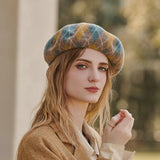 Plaid Wool Beret – French Winter Style Workoutry