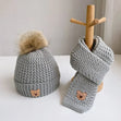 Kids’ Bear Knit Hat & Neck Warmer Bianca Australia