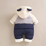 Winter Baby Snowsuit – Hooded & Windproof Velvet Bianca Australia