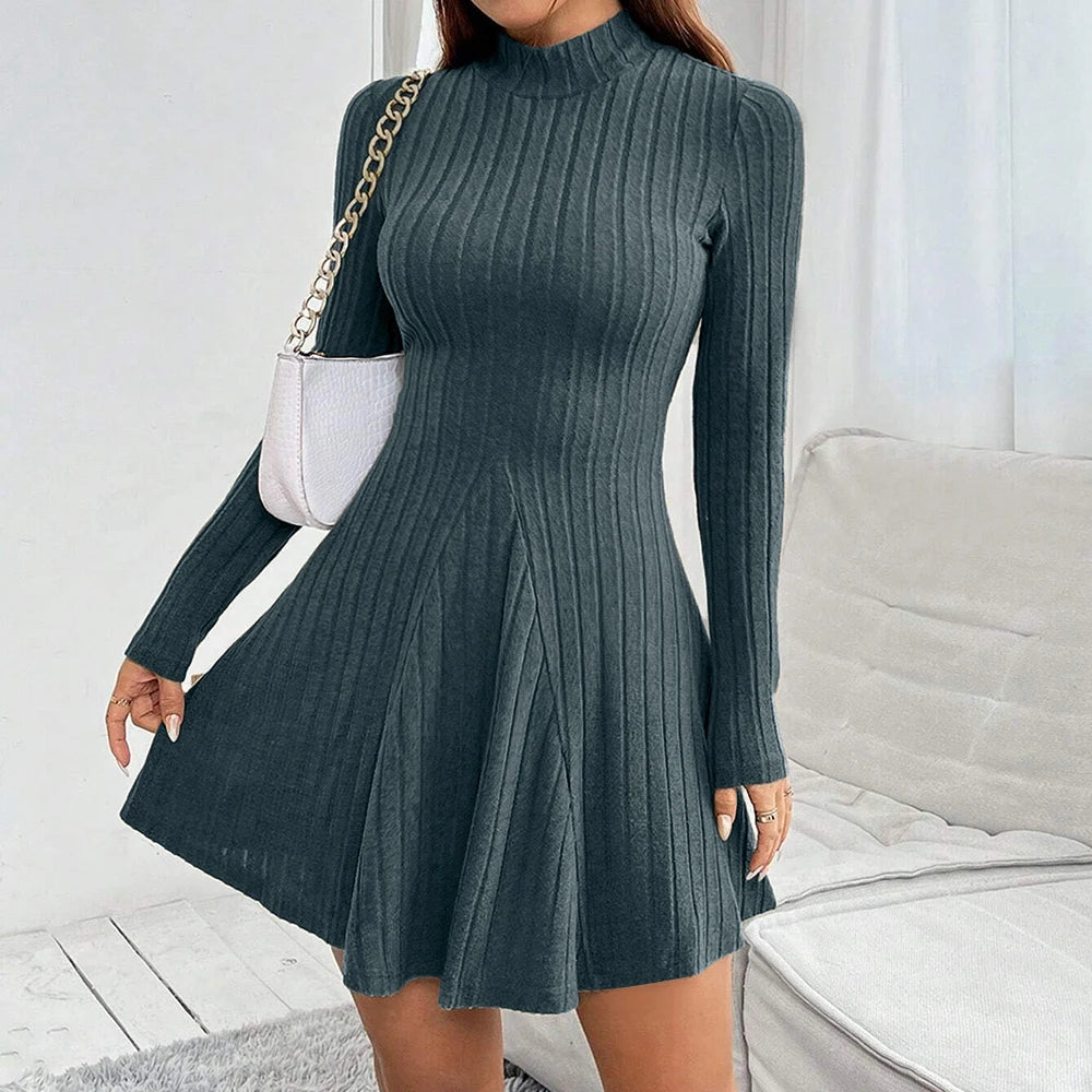 Élina | High-Waist Flare Mini Dress Bianca Australia