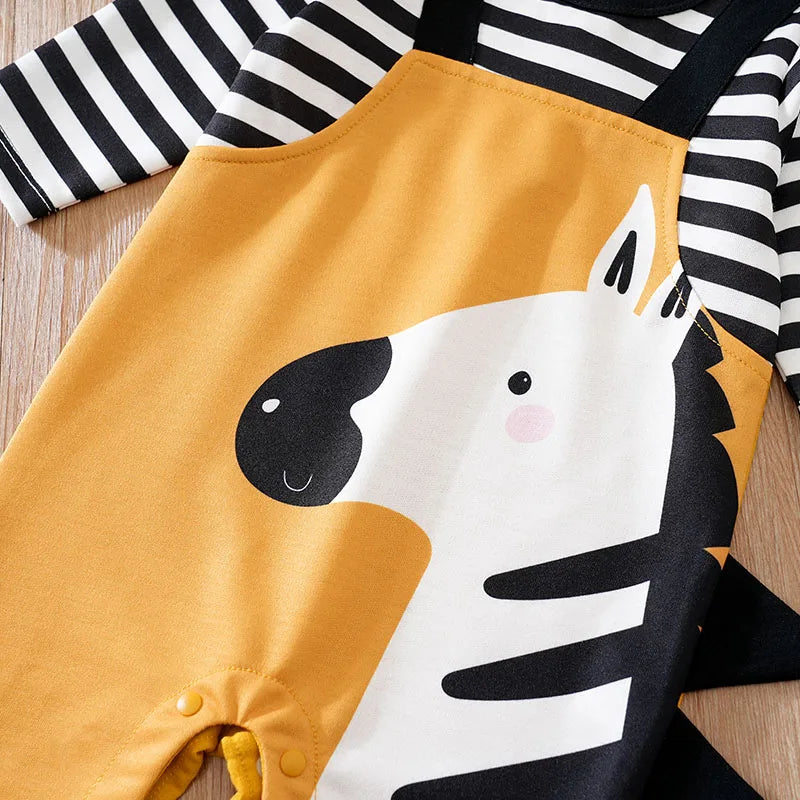 3D Zebra Baby Romper – Soft & Cartoon-Inspired Bianca Australia