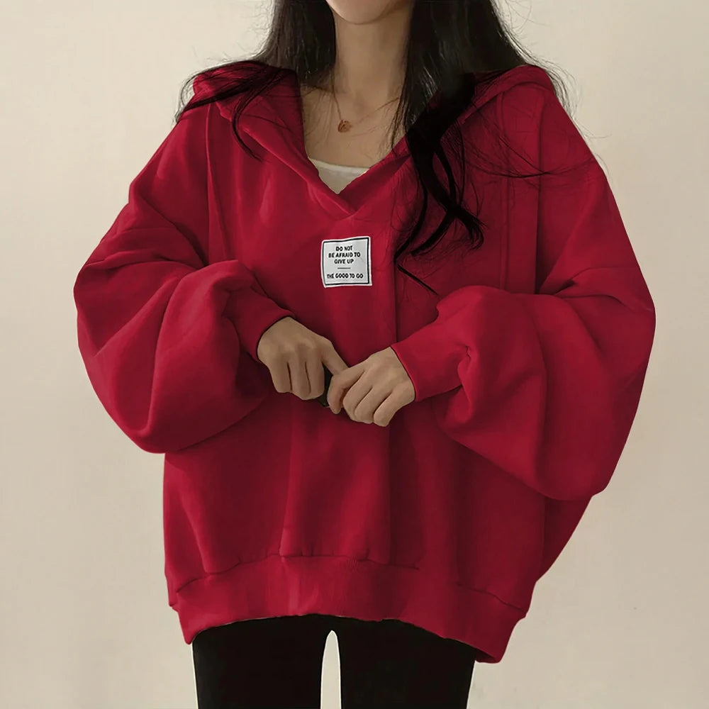 Minji | Korean Appliqué Hoodie Bianca Australia