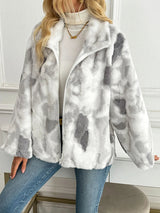 Nina | Harajuku Tie-Dye Fleece Zip-Up Jacket Bianca Australia