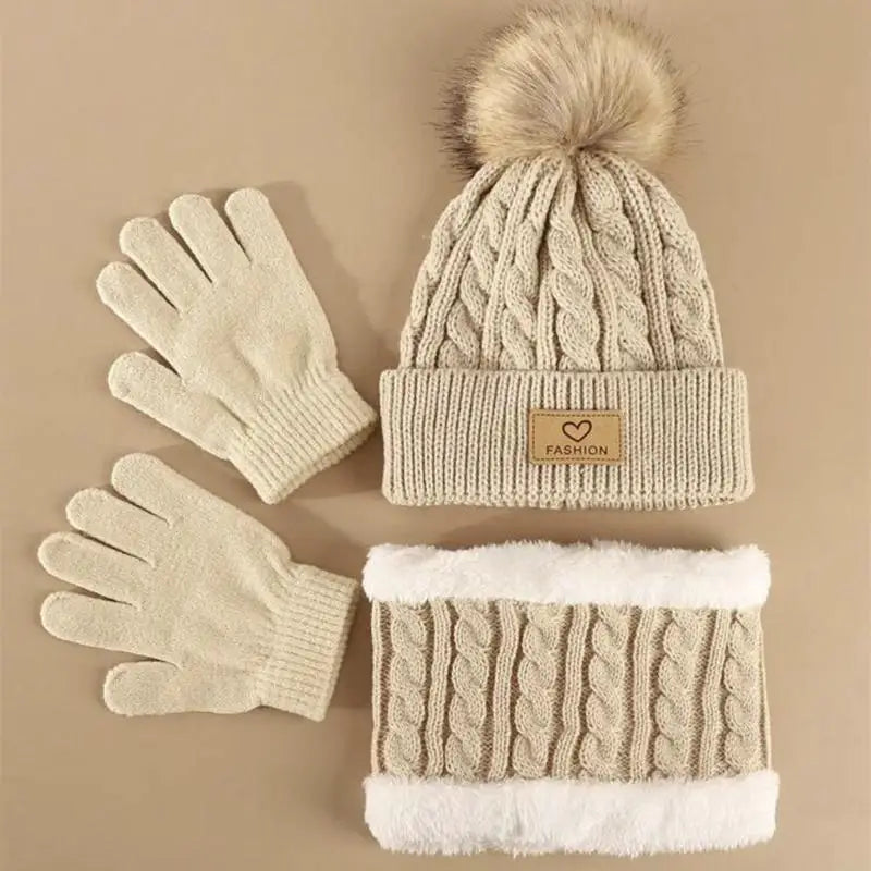 Cosy Kids’ Beanie, Scarf & Gloves Set Bianca Australia