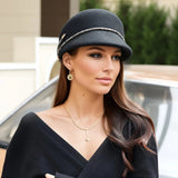 French Wool Felt Octagonal Hat – Retro Adjustable Workoutry
