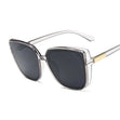 Luxury Cat Eye Sunglasses – Oversized Black Frame Workoutry