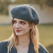 Plaid Wool Beret – French Winter Style Workoutry