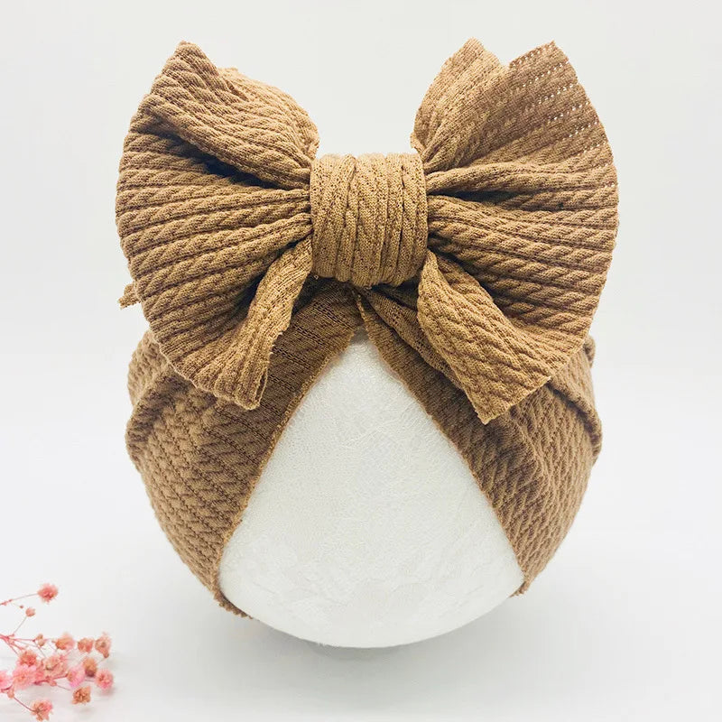 Newborn Winter Turban with Bow – Matching Set Bianca Australia