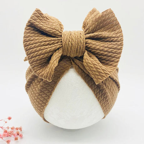 Newborn Winter Turban with Bow – Matching Set Bianca Australia