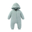 Solid Baby Hooded Romper – Warm & Zipped Style Bianca Australia
