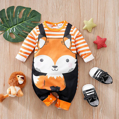 Cute Fox Baby Romper – Long Sleeve & Cosy Fit Bianca Australia