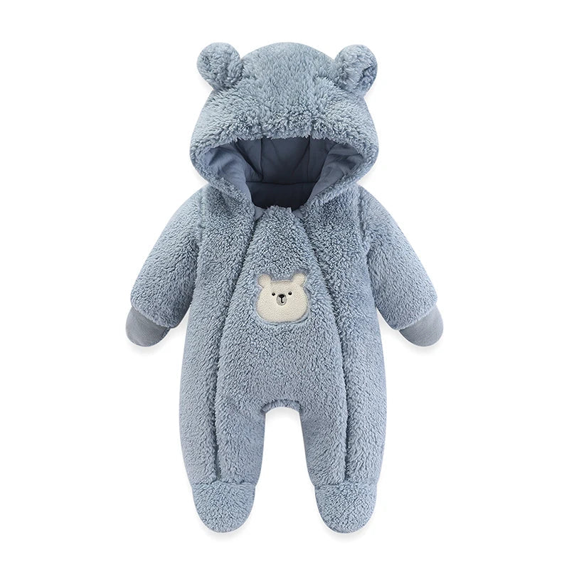 Thick Cotton Baby Jumpsuit – Warm & Unisex Design Bianca Australia