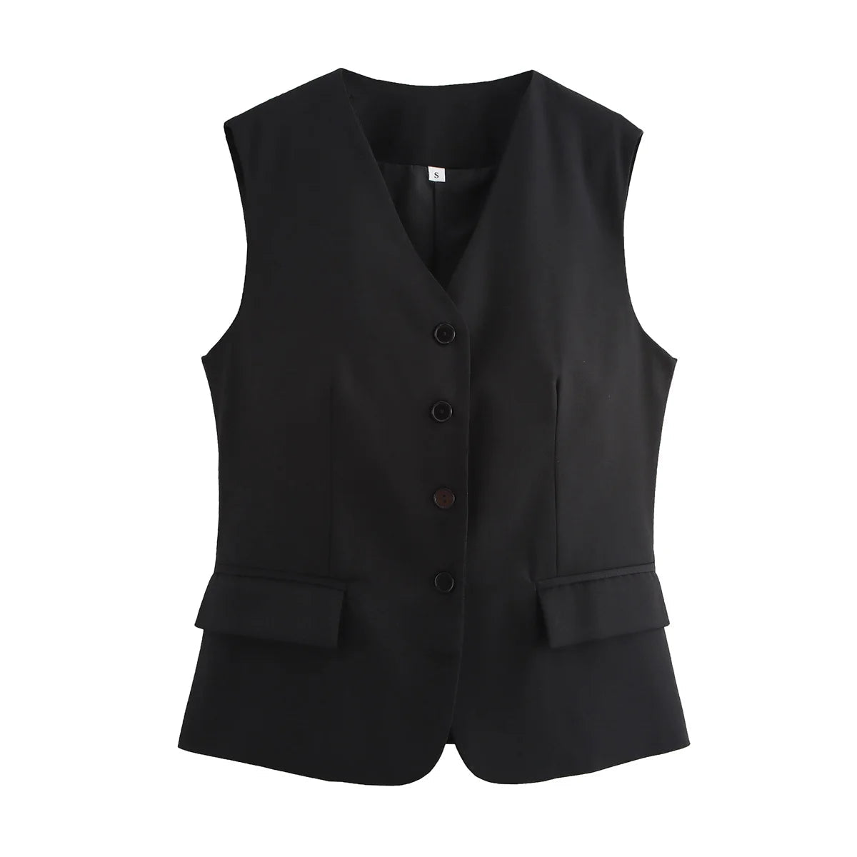 Elegant Women’s V-Neck Office Vest