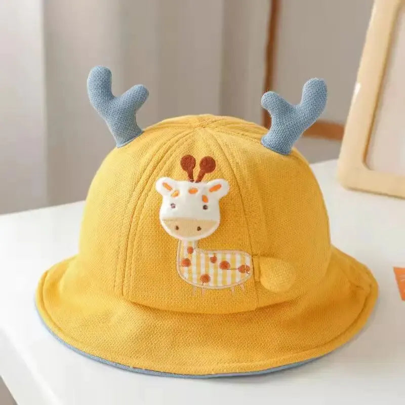 Giraffe Cotton Bucket Hat – Baby Boys & Girls Bianca Australia