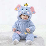 Baby Elephant Romper – Cute Zip-Up Hoodie Bianca Australia
