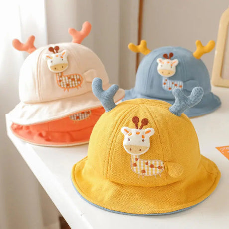 Giraffe Cotton Bucket Hat – Baby Boys & Girls Bianca Australia