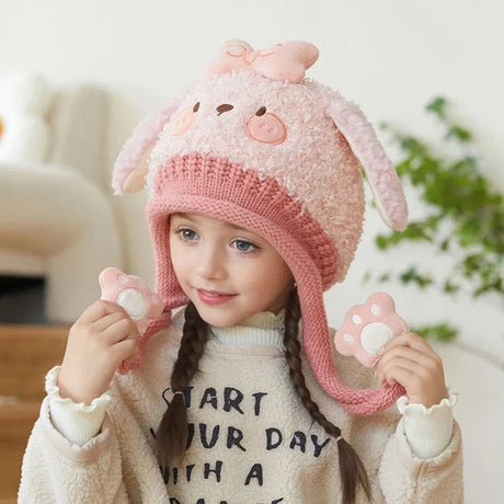 Earflap Baby Cap – Smiley Face & Cosy Fit Bianca Australia