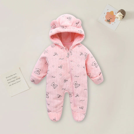 Flannel Baby Onesie – Warm & Cartoon-Style Bianca Australia