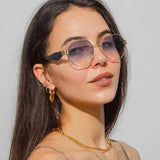 Luxury Polygon Metal Sunglasses Workoutry