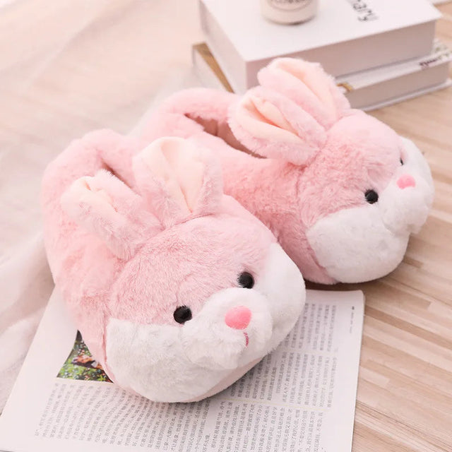 Cute Bunny Plush Slippers – Warm Indoor Comfort Bianca Australia