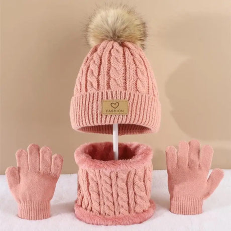 Cosy Kids’ Beanie, Scarf & Gloves Set Bianca Australia