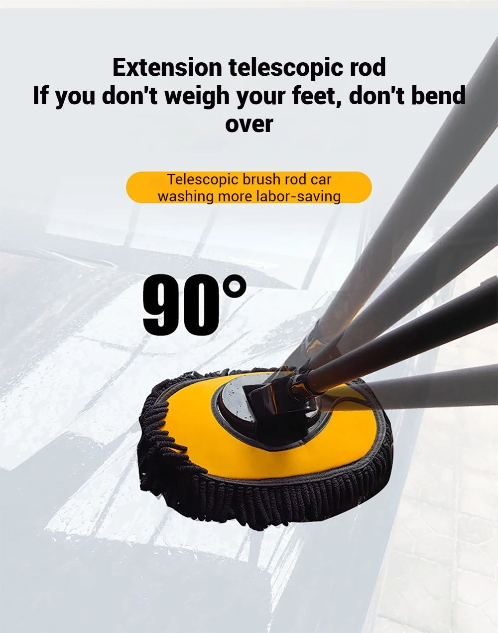 AutoClean™ Telescopic Wash Mop Bianca Australia