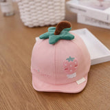 Fruit Embroidered Baby Cap – Summer Soft Brim Bianca Australia