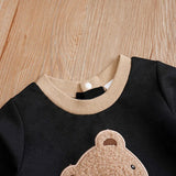 Teddy Bear Baby Romper – Soft & Embroidered Style Bianca Australia