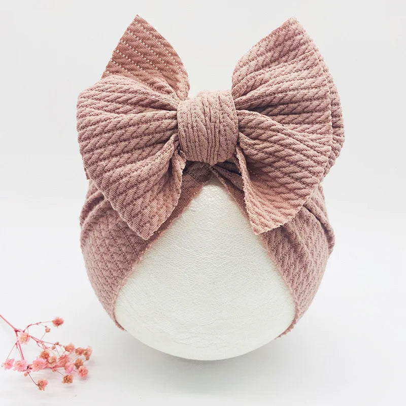 Newborn Winter Turban with Bow – Matching Set Bianca Australia
