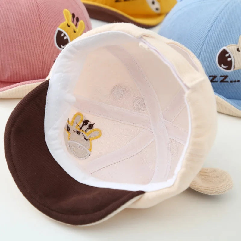 Giraffe Ear Baby Cap – Short Brim & Cute Style Bianca Australia