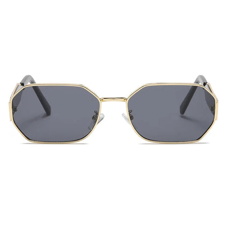 Retro Metal Rectangle Sunglasses Workoutry